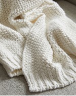 Cotton Fisherman Throw - Ivory