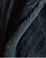 Luxury Faux Fur Throw - Slate