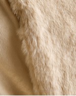 Luxury Faux Fur Throw - Champagne